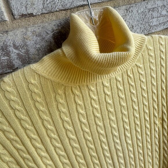 Ralph Lauren Polo Sport Long Sleeve Turtleneck Cable Knit Sweater Sport Size L. - Picture 4 of 7